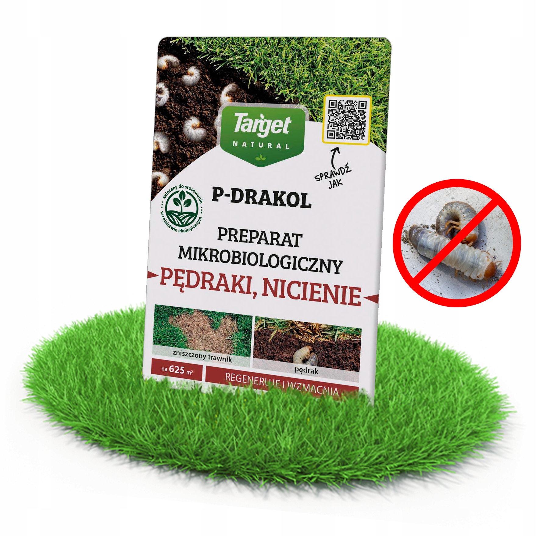 Prípravok na húsenice a háďatká Target Natural P-Drakol 50 g